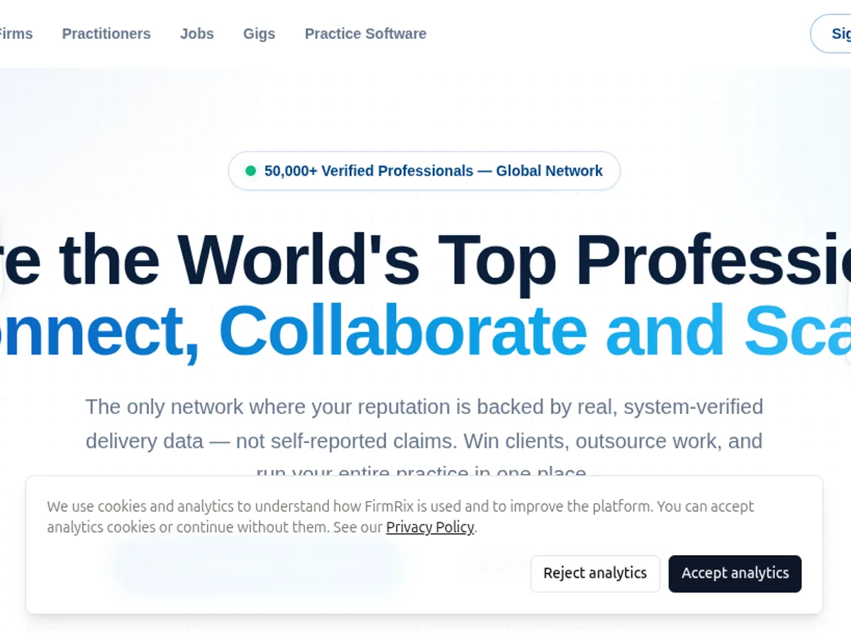 FirmRix Network — Web Development project by Rixsols AI and software development company