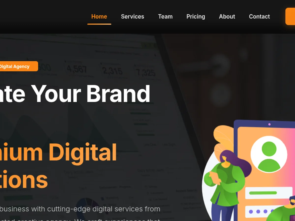Ruqaba Digital Agency — Graphic Design project by Rixsols AI and software development company